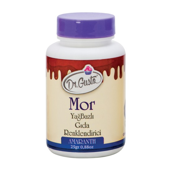 Dr Gusto Lebensmittel Pulverfarbe Fettlöslich Lila 25g - DR0048 - Dr Gusto